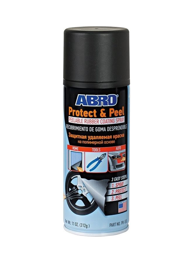 Abro Protect and Peel Rubber Coating Black 312g 
