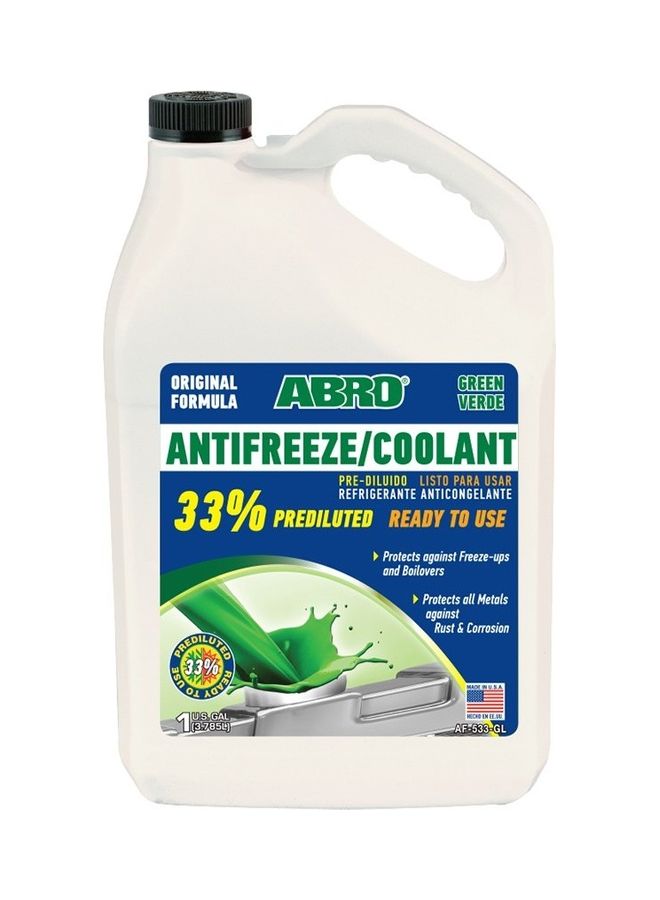 33% GREEN ANTIFREEZE/COOLANT 3.785L