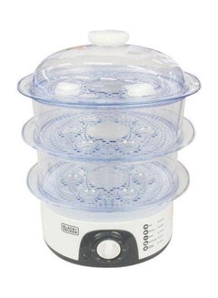 BLACK&DECKER 3 Tier Food Steamer 10.0 L 775.0 W Hs600-B5 White  - Image 1