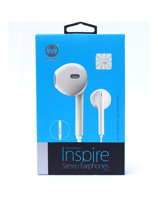 ميكرو ديجيت سماعة أذن سلكية أبيض - Image 1