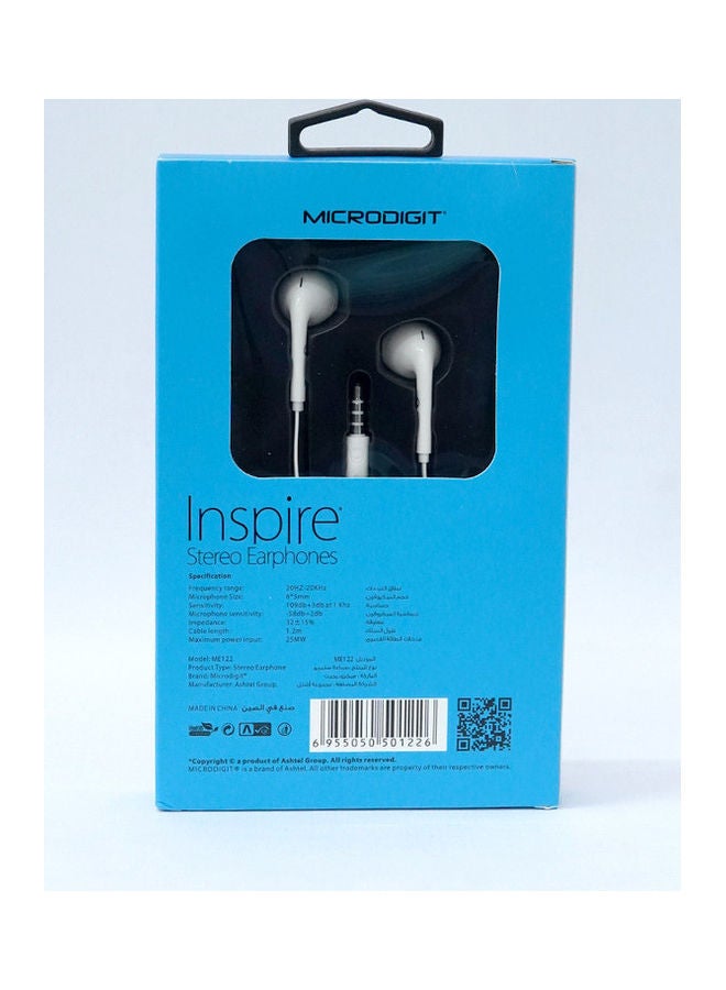 ميكرو ديجيت سماعة أذن سلكية أبيض - Image 2