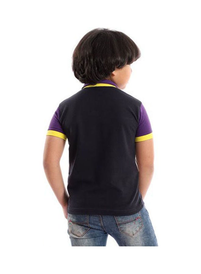 Caesar - Casual Printed Polo Neck  T_Shirt Multicolour - Image 1