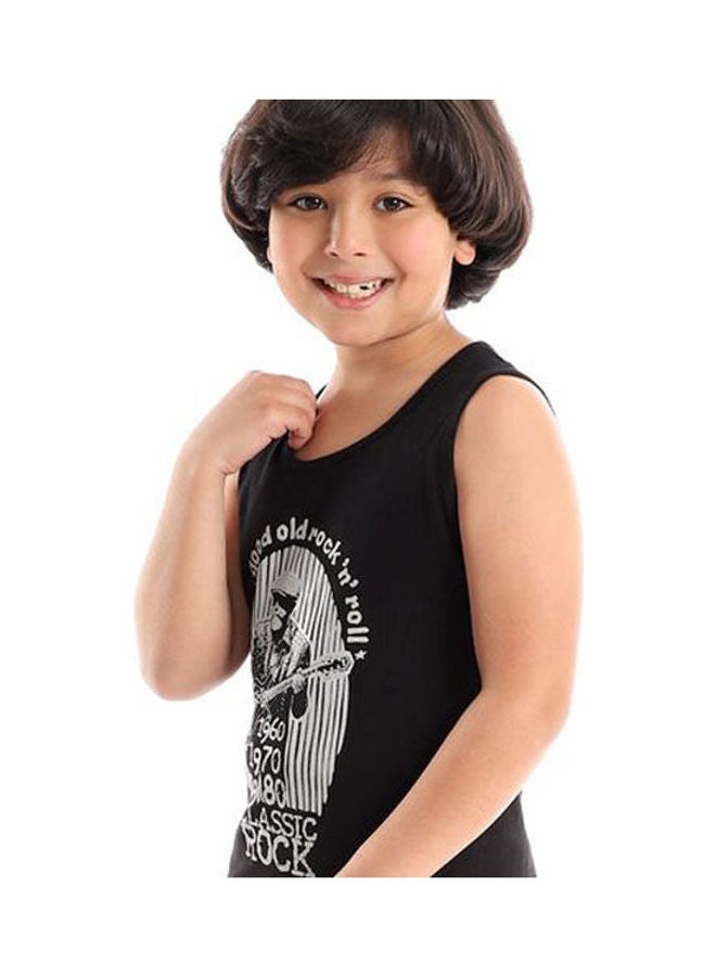 Caesar - Casual  Round Neck  Vest Black - Image 1
