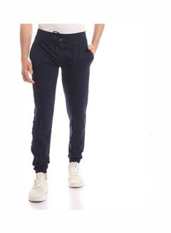 Casual Basic  Mid-Rise Sweatpants Blue