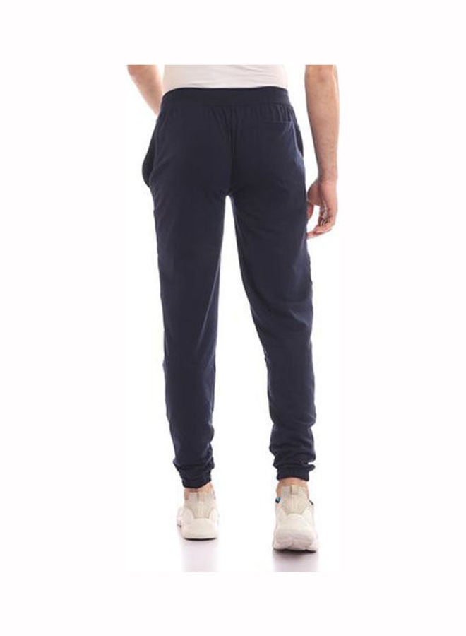 Caesar - Casual Basic  Mid-Rise Sweatpants Blue - Image 1