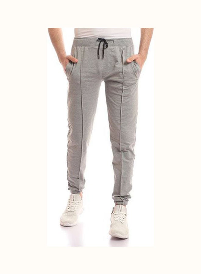 Caesar Casual Basic  Mid-Rise Sweatpants Grey  - Image 1