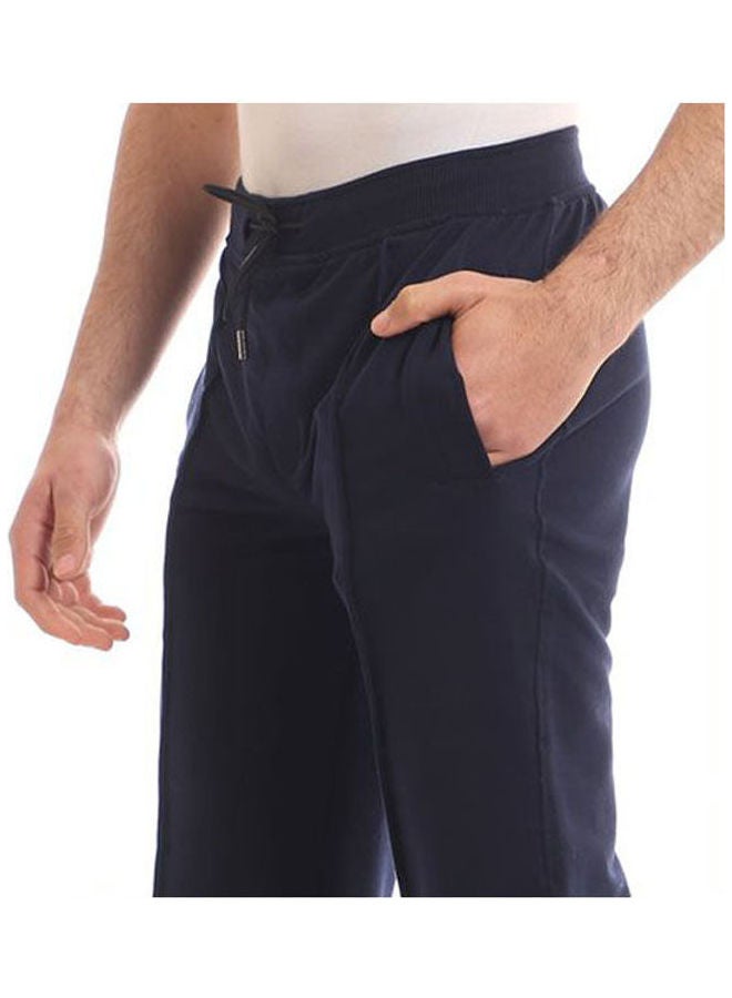Caesar - Casual Basic  Mid-Rise Sweatpants Blue - Image 1