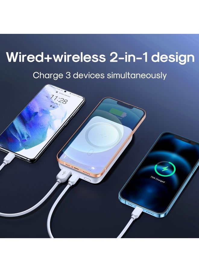 JOYROOM - Magnetic Wireless Charging Mini Power Bank 10000 mAh Black - Image 1
