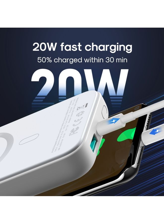 JOYROOM - Magnetic Wireless Charging Mini Power Bank 10000 mAh Black - Image 1