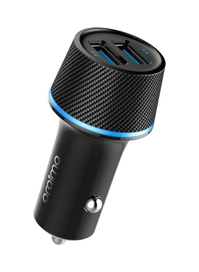 Oraimo Car Charger 2 Ports 2.1A Black