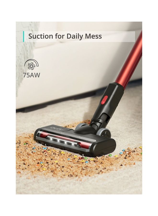 eufy - Home Cordless Stick Vacuum Cleaner 75AW 7.5 W T2503K91 Red - Image 1