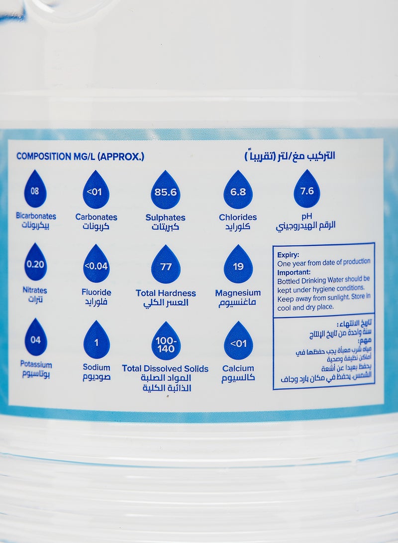 نون يومي - مياه شرب معبأة في زجاجة 1.5لترات عبوة من 12 قطعة - Image 1