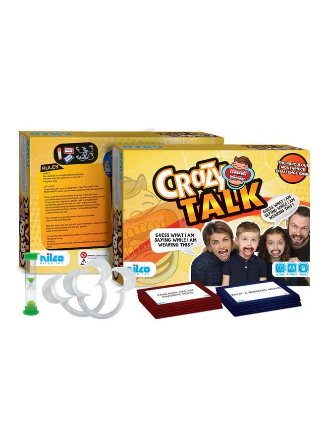 nilco Crazy Talk Card Game English 32x23x6cm 