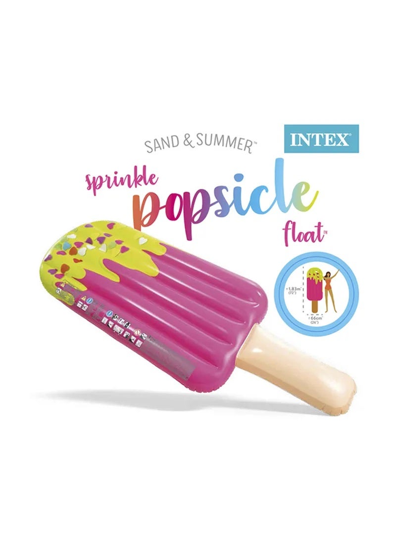 INTEX - 1 Piece Sprinkle Popsicle Float Assorted Design May Vary - Image 1