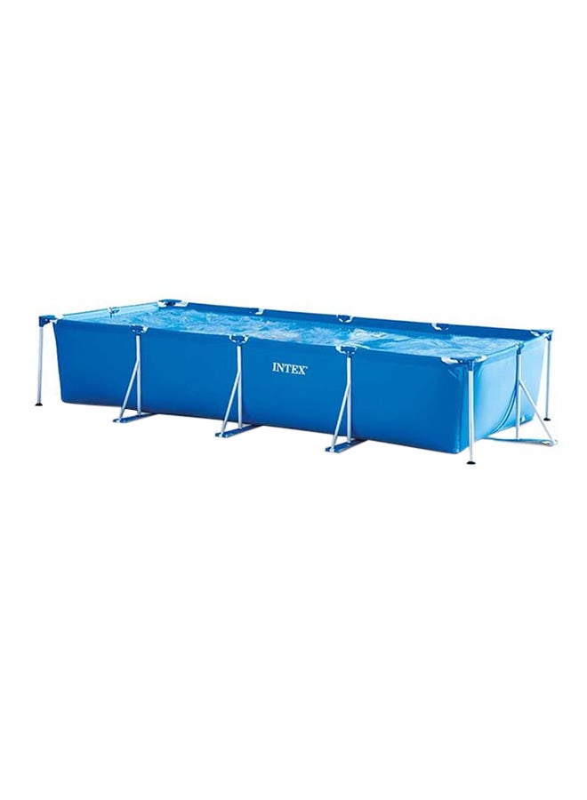 INTEX Rectangular Frame Pool 36.9x29.9x108.46cm - Image 1