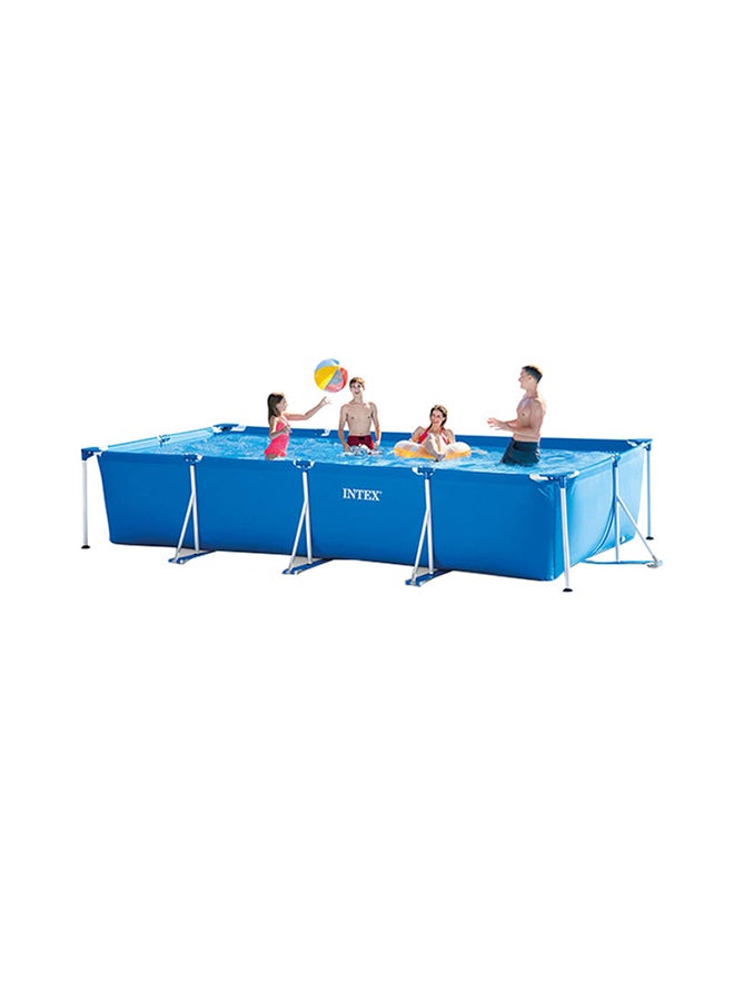 INTEX Rectangular Frame Pool 36.9x29.9x108.46cm - Image 2