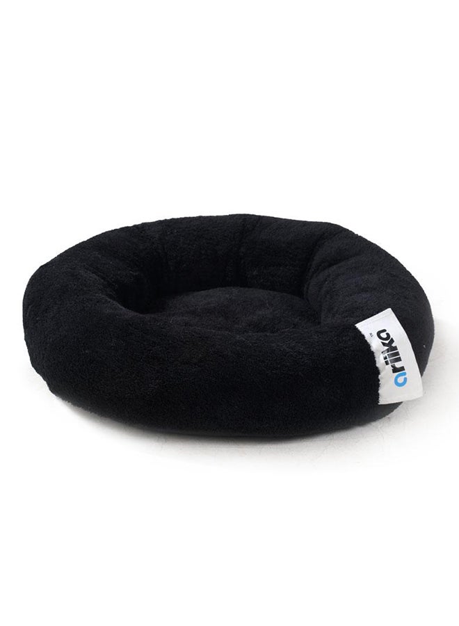 Snoozy Pet Bed Black 40 x 60 x 20cm