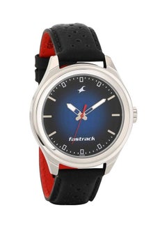 fastrack Men's Leather Strap Analog Water Resistant Watch  - Image 1
