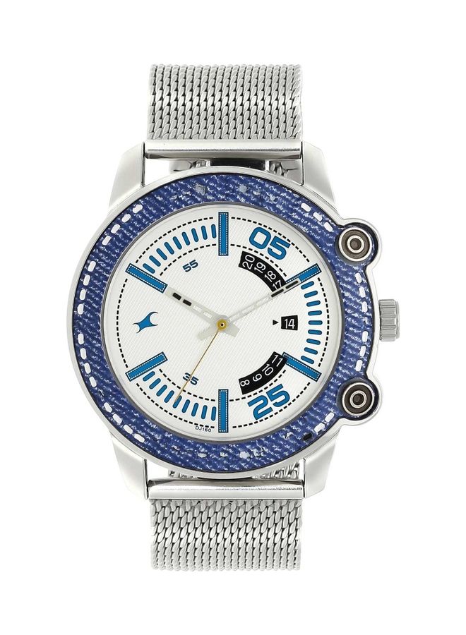 fastrack Men's Stainless Steel Analog Water Resistant Watch  - Image 1