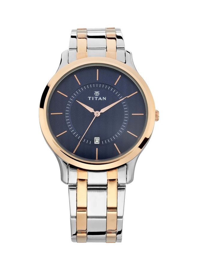 TITAN Men's Stainless Steel Analog With Date Watch - Image 1