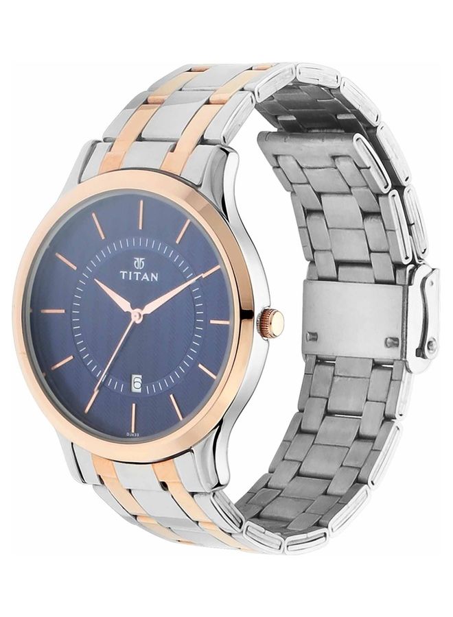 TITAN Men's Stainless Steel Analog With Date Watch - Image 2