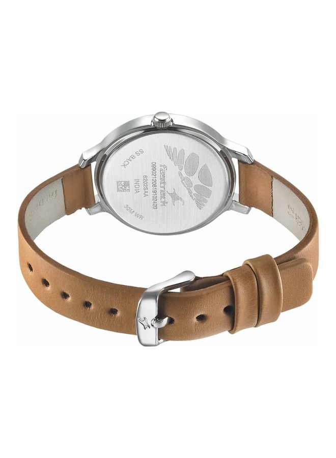 fastrack Women's Leather Strap Analog Water Resistent Watch  - Image 4