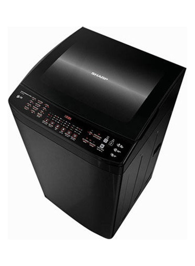 SHARP Washing Machine Top Automatic Direct Drive Ddm Inverter Motor Hydraulic Door ES-TD11GBKP Black 
