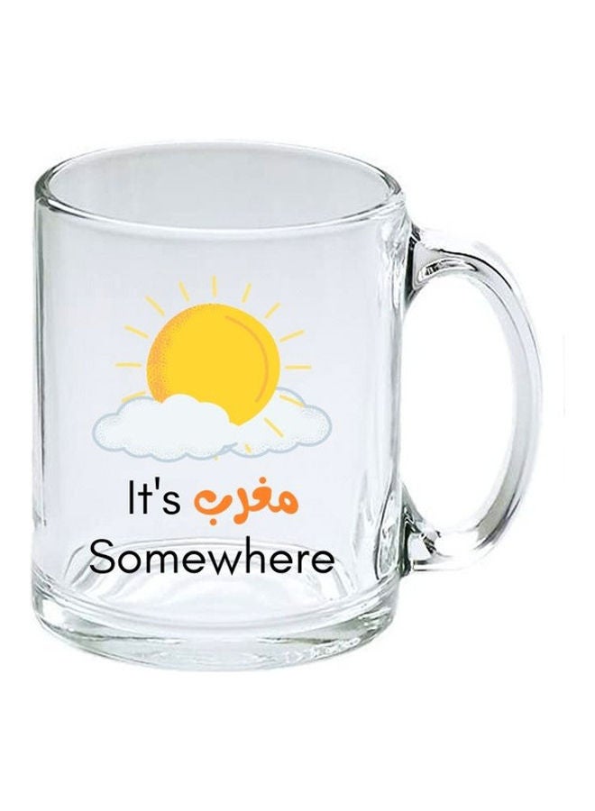إم إي سي Its Magrib Somewhere Printed Cofee Mug For Ramadan Clear - Image 1