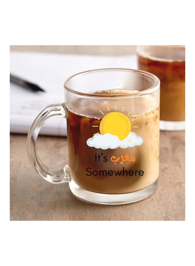 إم إي سي Its Magrib Somewhere Printed Cofee Mug For Ramadan Clear - Image 2