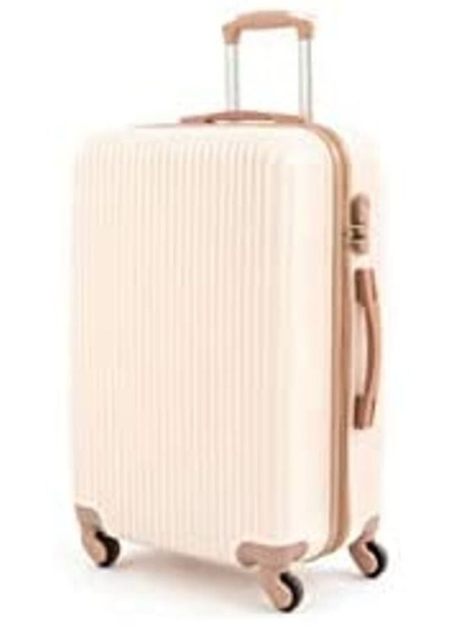 ليمرا طقم حقائب سفر بأربع عجلات وبطبقة خارجية صلبة من 6 قطع بيج / الذهب - Image 2