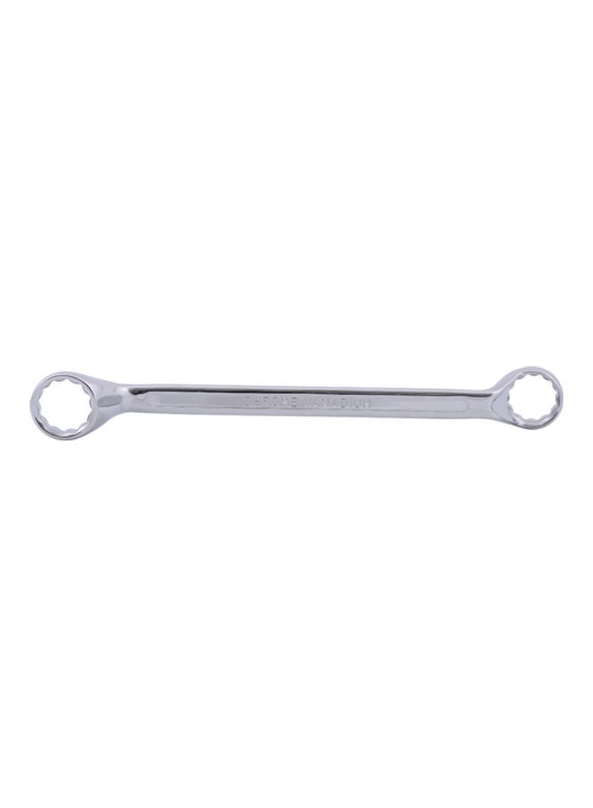 Heavy Duty Double Ring Full Polished Mirror Finish Spanner Silver 20 x 22mm