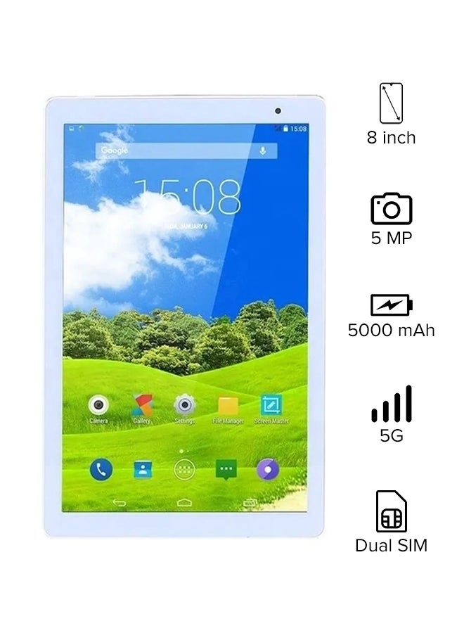 A80 Tablet 8-Inch Dual SIM 4GB RAM 64GB Wi-Fi 5G Silver - v1646061439/N52530734A_1