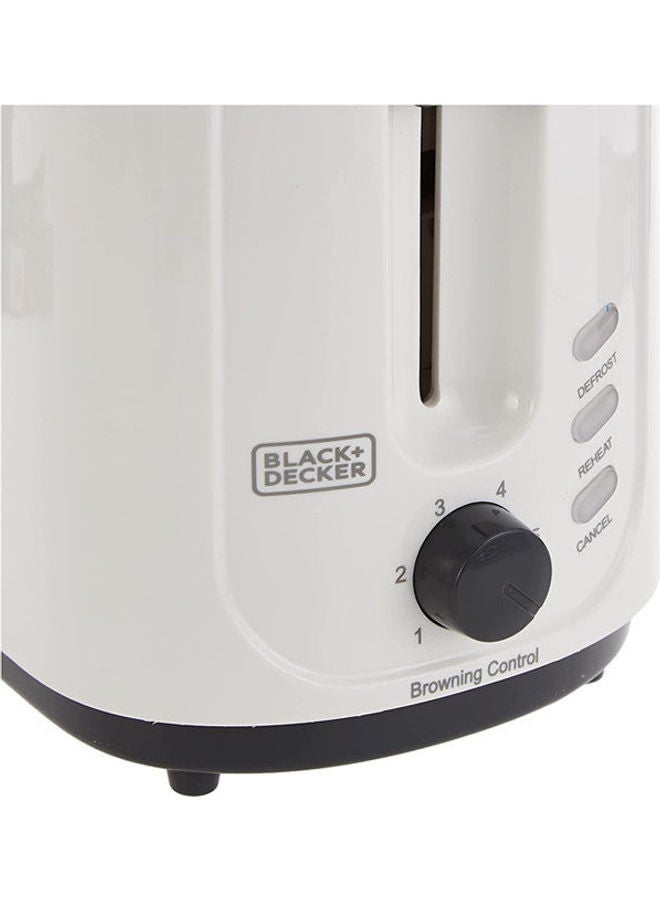 بلاك اند ديكر محمصة خبز تتسع لشريحتين 750.0 W ET125 أبيض  - Image 4