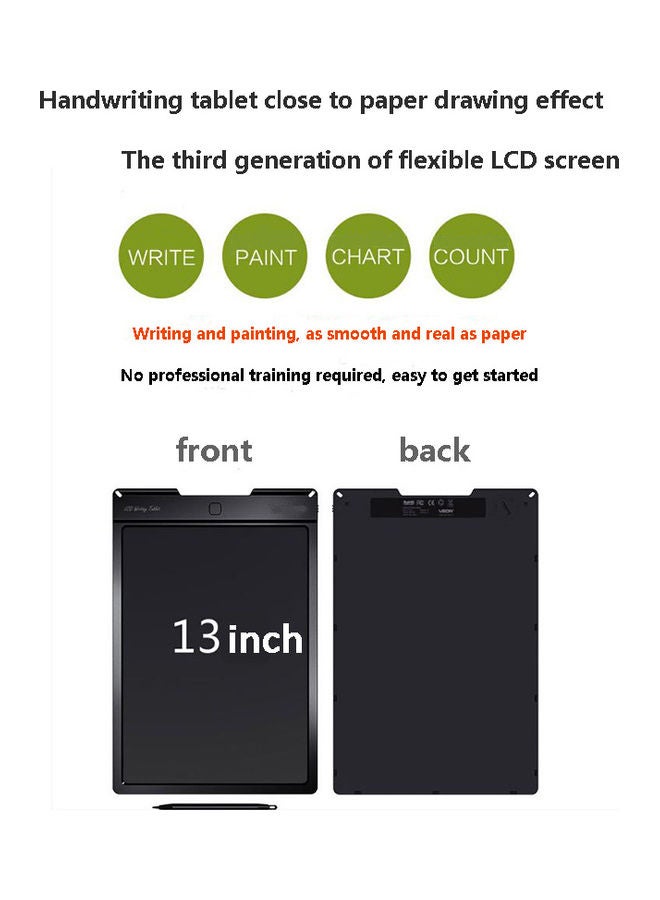 Arabest Graphics Drawing Pen Tablet Pressure Sensitivity with Battery-Free Stylus Black - Image 2