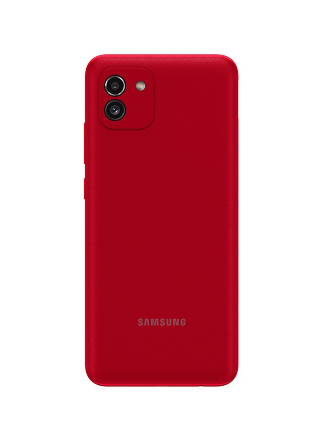 Galaxy A03 Dual SIM Red 4GB RAM 128GB LTE - Middle East Version