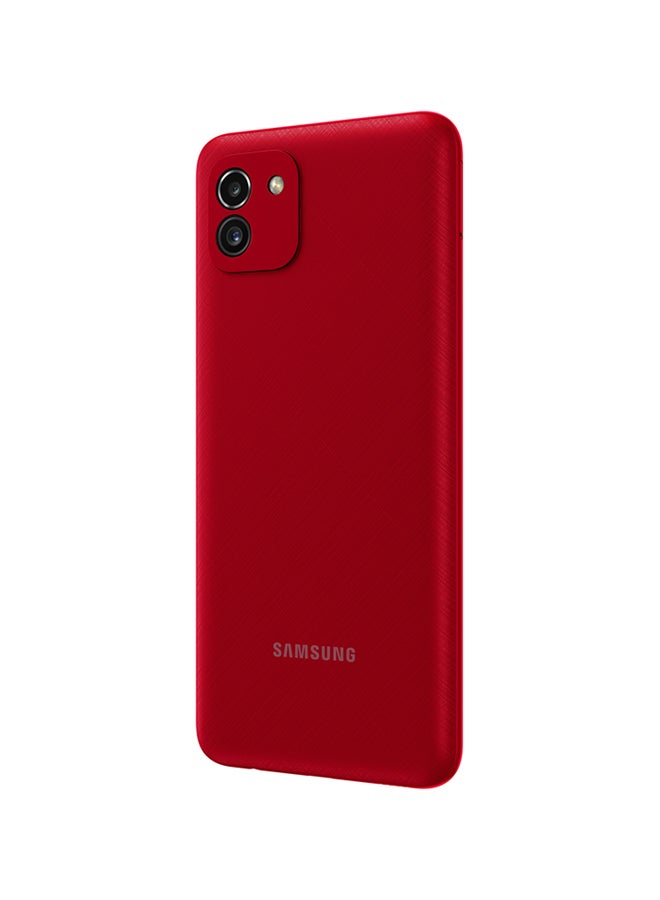 Galaxy A03 Dual SIM Red 4GB RAM 128GB LTE - Middle East Version