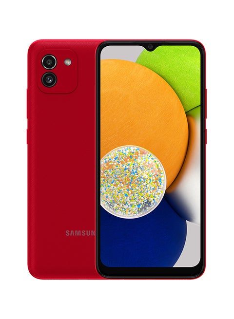 Galaxy A03 Dual SIM Red 4GB RAM 128GB LTE - Middle East Version