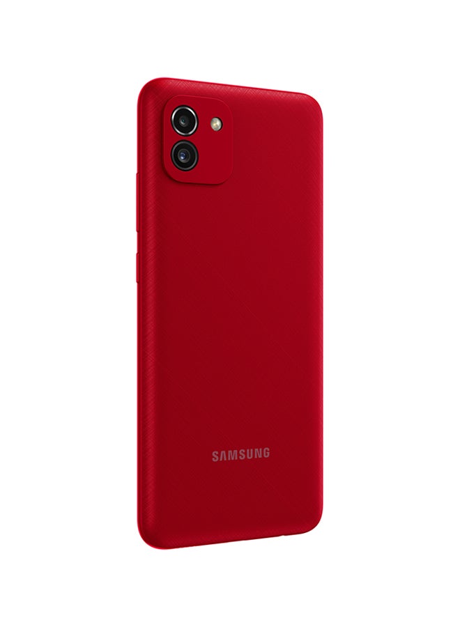 Galaxy A03 Dual SIM Red 4GB RAM 128GB LTE - Middle East Version