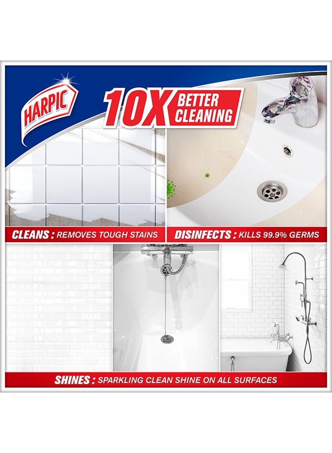 Harpic - Bathroom Cleaner, 10X, Lemon 500ml - Image 1