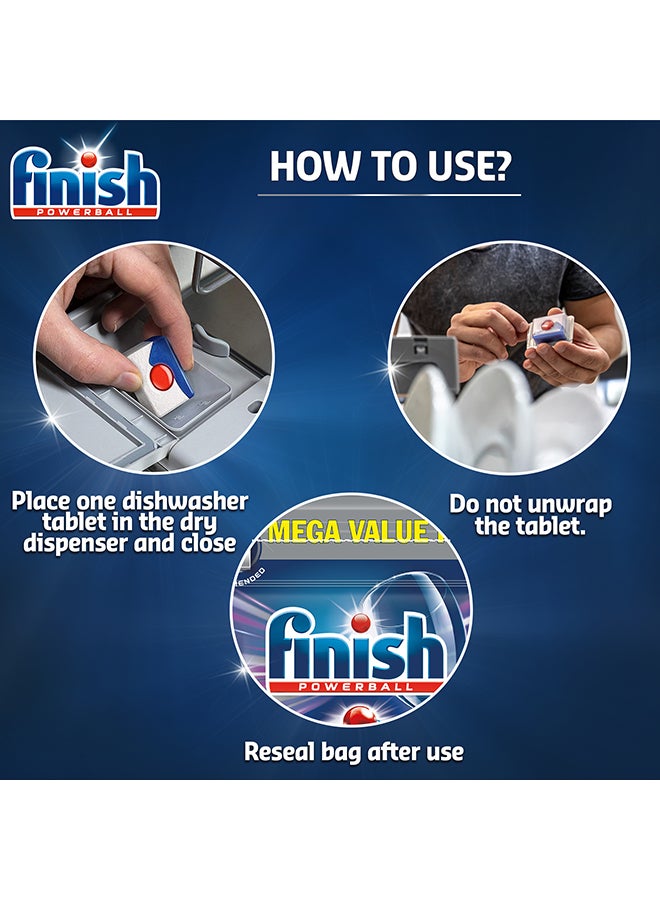 Finish - Finish Regular Dishwasher Detergent Tablets Quantum Max 34 Tabs - Image 1