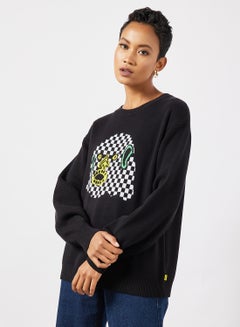 Tierra Whack Crew Neck Sweater Black