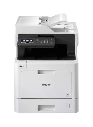 طابعة ليزر لاسلكية الكل في واحد، MFC-L8690CDW، طباعة بالألوان الكاملة ومتقدمة على الوجهين وطباعة متحركة، جيجابت إيثرنت، حبر حبر عالي الإنتاجية أبيض - v1646120979/N52595770A_1