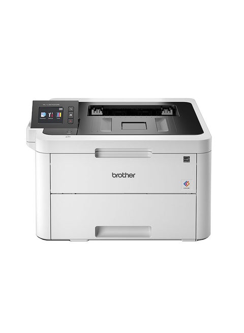 Wireless Laser Printer, HL-3270CDW,  With Advanced Led Color Print, Nfc, Network Connectivity, Duplex & Mobile Printing, High Yield Ink Toner White
