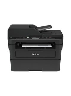 طابعة ليزر أحادية اللون لاسلكية الكل في واحد، طراز DCP-L2550DW، ميزات طباعة تلقائية على الوجهين، إمكانية الطباعة والمسح الضوئي والنسخ من الهاتف، اتصال بالشبكة، حبر عالي الإنتاجية أسود