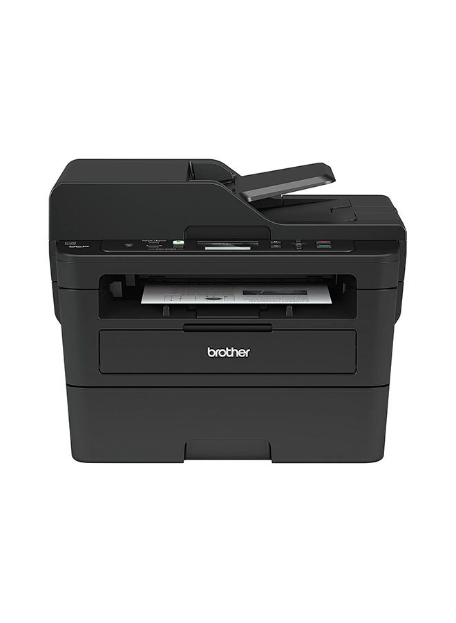 بروذر - طابعة ليزر أحادية اللون لاسلكية الكل في واحد، طراز DCP-L2550DW، ميزات طباعة تلقائية على الوجهين، إمكانية الطباعة والمسح الضوئي والنسخ من الهاتف، اتصال بالشبكة، حبر عالي الإنتاجية أسود - Image 1