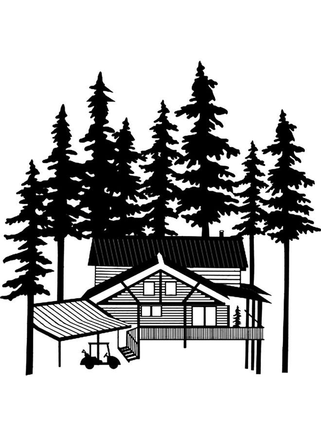 BP Decorative Wall Sticker Black 20cm - Image 1