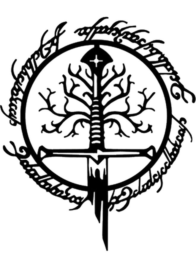 بي بي لوحة فنية على الحائط أسود 20سم - Image 1