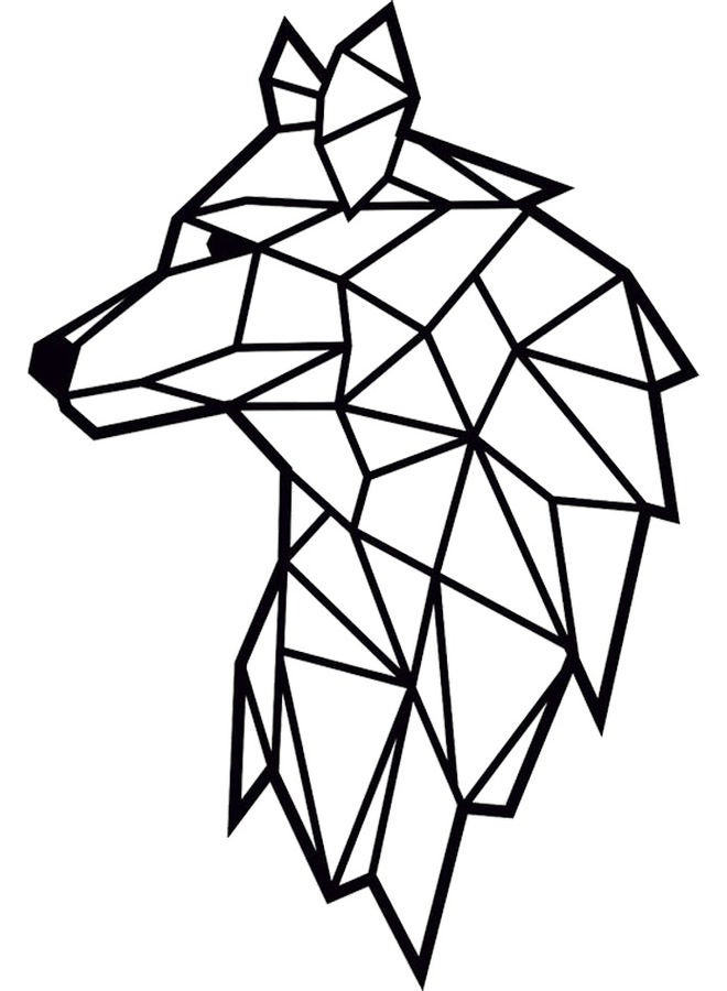 بي بي لوحة فنية على الحائط أسود 20سم - Image 1