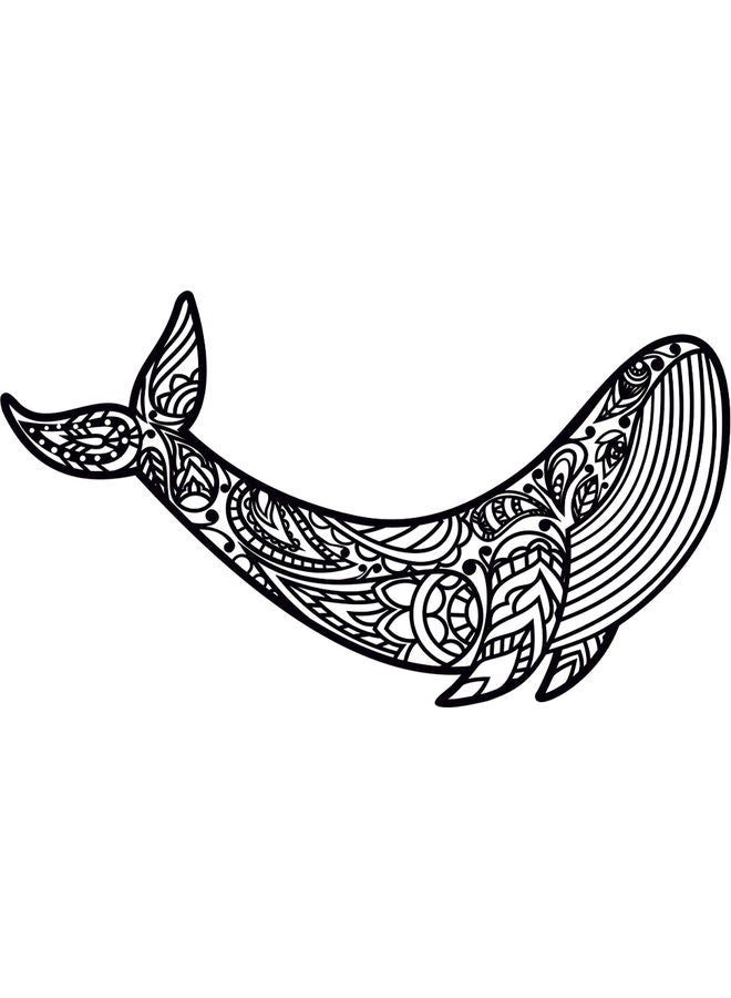 BP Decorative Wall Sticker Black 20cm - Image 1
