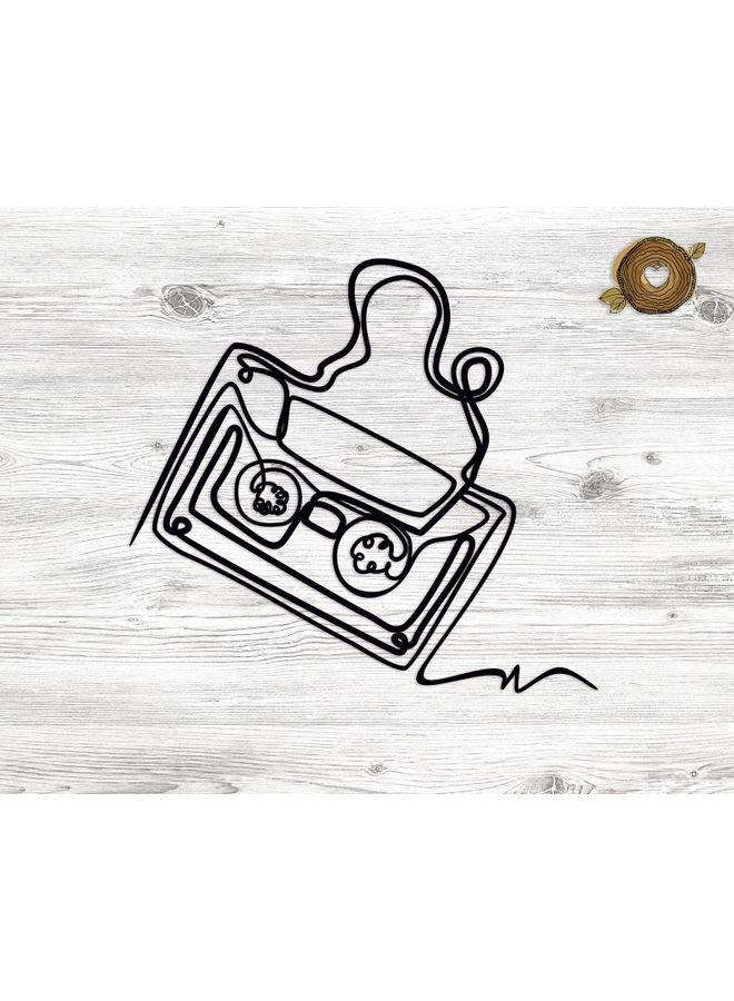 بي بي ملصق جداري للزينة أسود 20سم - Image 2